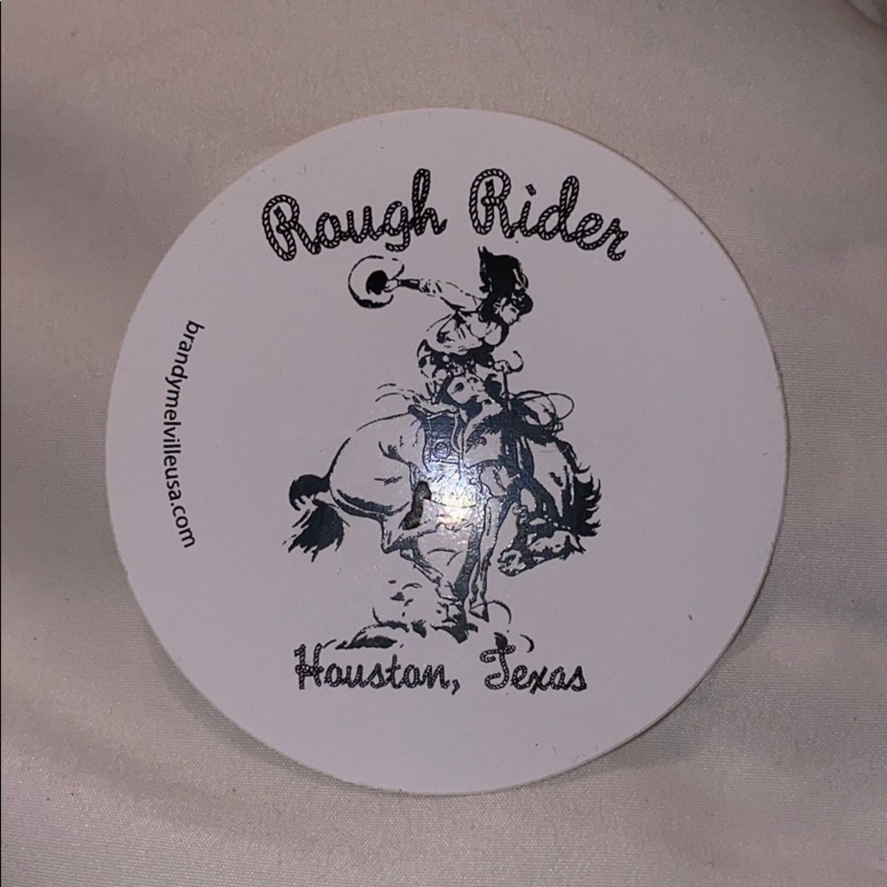 BRANDY MELVILLE ROUGH RIDER CIRCLE STICKER - Picture 2 of 2